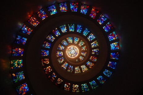 Die Kraft des positiven Denkens bunte Spirale